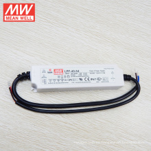 original Mean Well 40W 54V Salida única con fuente de alimentación LED PFC, LPF-40-54